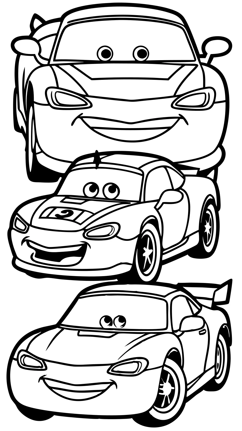 coloring pages cars 3